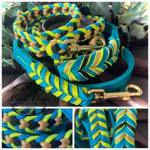 2,00 m, Mix aus Fettleder und Paracord