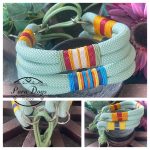 Halsband aus Hundeleinenseil, einfach getakelt